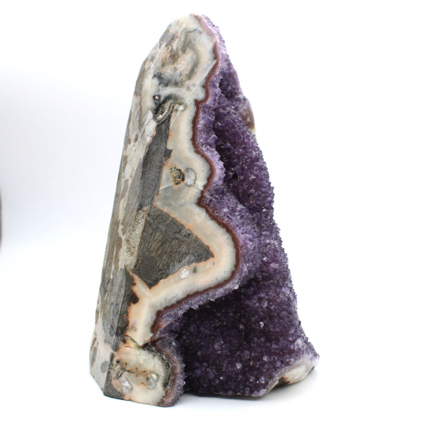 Amethyst geode, raw crystal