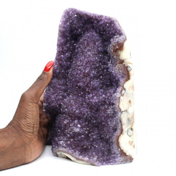 Amethyst geode, raw crystal