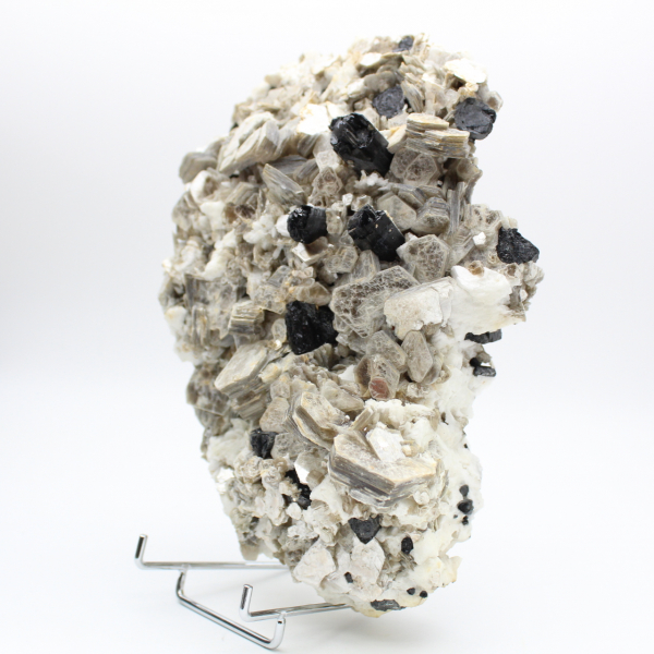 Large mica with tourmaline on Afghan quartz