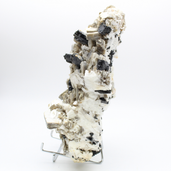Large mica with tourmaline on Afghan quartz