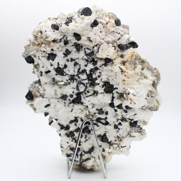 Large mica with tourmaline on Afghan quartz
