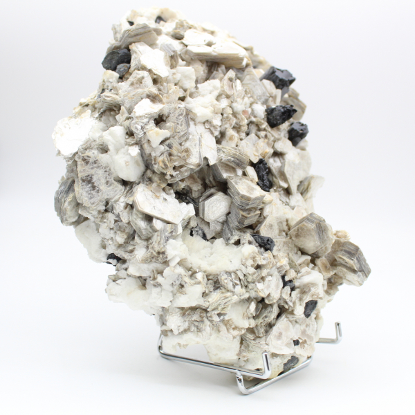 Large mica with tourmaline on Afghan quartz
