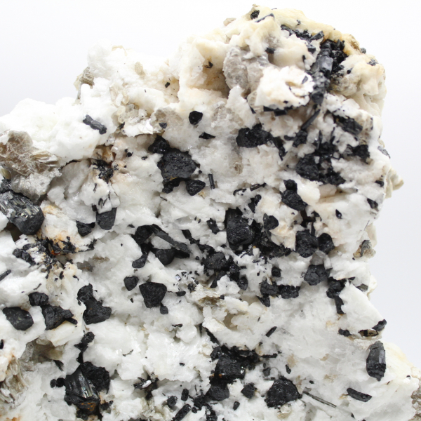 Large mica with tourmaline on Afghan quartz