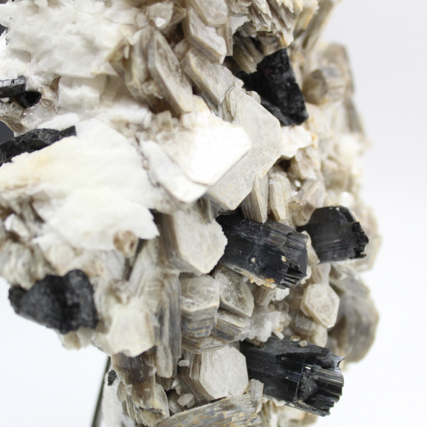 Large mica with tourmaline on Afghan quartz