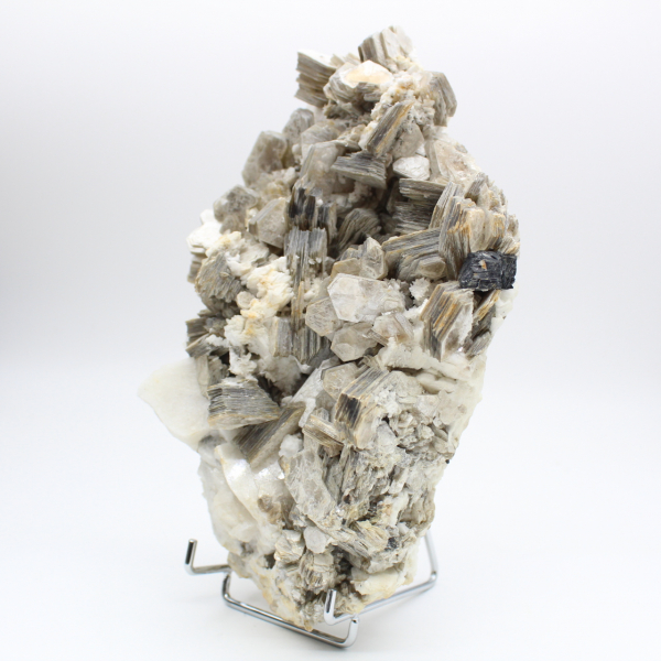 Mica and black tourmaline on Afghan quartz