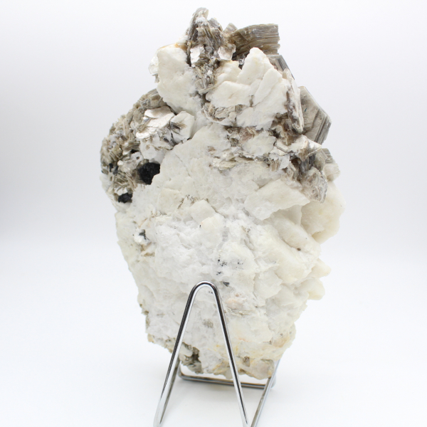 Mica and black tourmaline on Afghan quartz