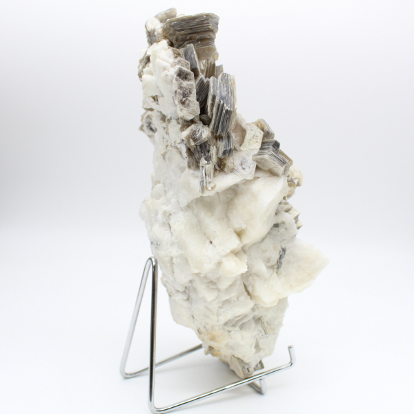 Mica and black tourmaline on Afghan quartz
