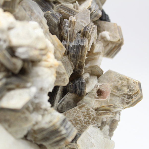 Mica and black tourmaline on Afghan quartz