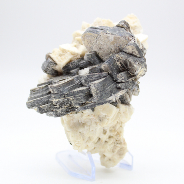 White quartz and Afghan mica on matrix