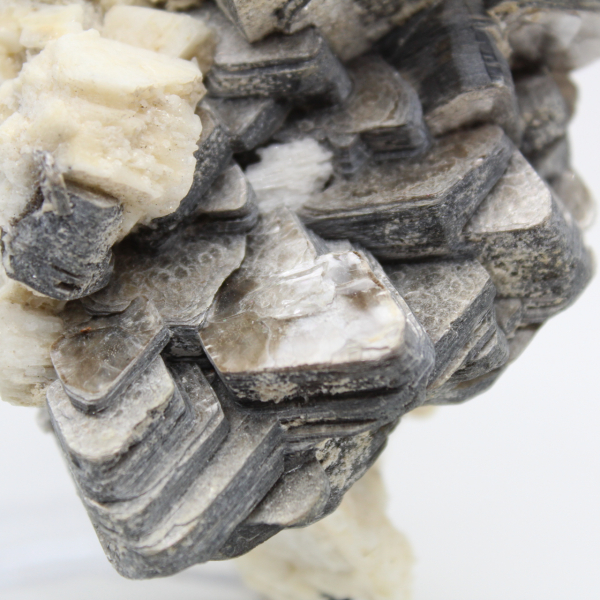 White quartz and Afghan mica on matrix