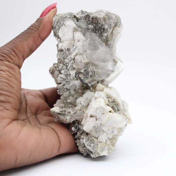 Mica crystals on Afghan quartz