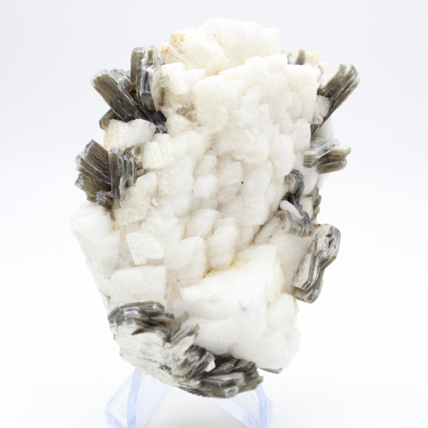 Small specimen of mica on white quartz