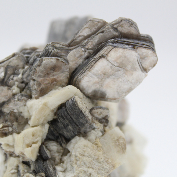 White quartz with natural Afghan mica