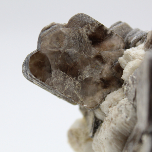 White quartz with natural Afghan mica