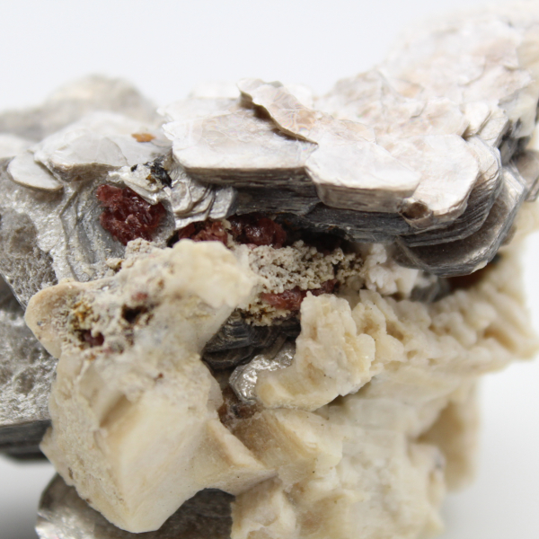 Mica on compact Afghan white quartz