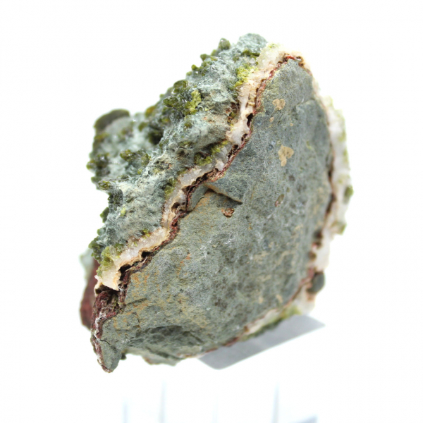 Imilchil epidote crystals on clear matrix