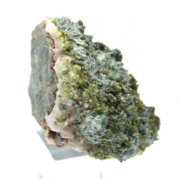 Imilchil epidote crystals on clear matrix