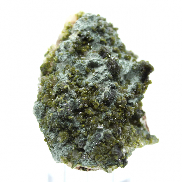 Imilchil epidote crystals on clear matrix