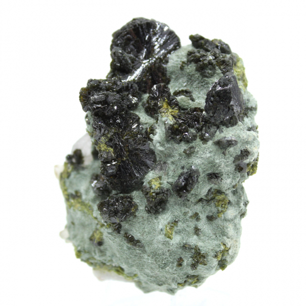 Specimen of Moroccan epidote crystallized on matrix