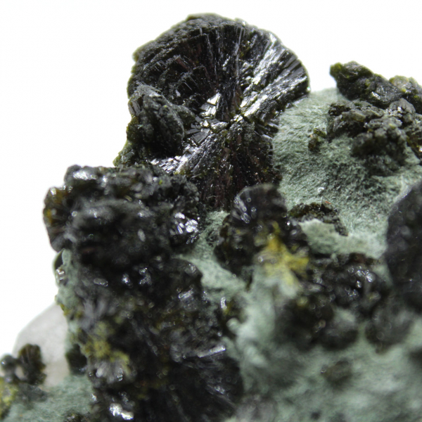Specimen of Moroccan epidote crystallized on matrix