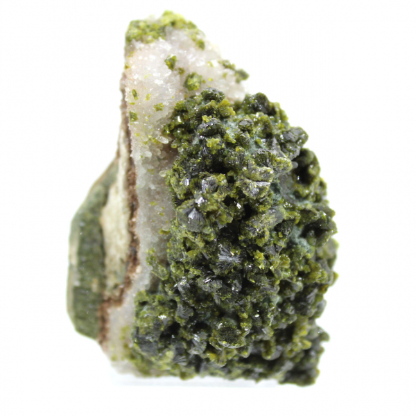 Moroccan epidote crystals on natural matrix