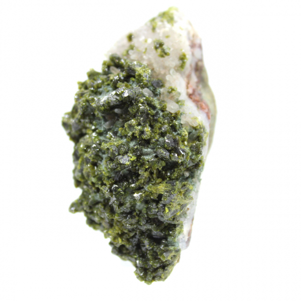 Moroccan epidote crystals on natural matrix