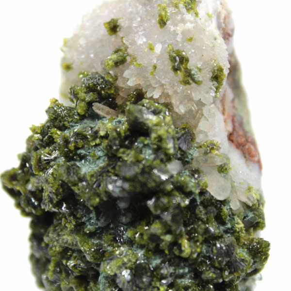 Moroccan epidote crystals on natural matrix