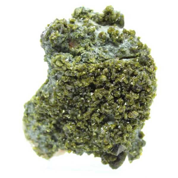 Epidote crystallized on matrix from Morocco