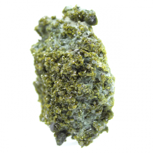 Epidote crystallized on matrix from Morocco