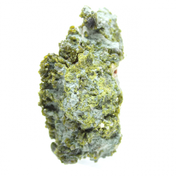 Epidote crystallized on matrix from Morocco