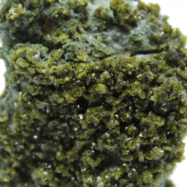 Epidote crystallized on matrix from Morocco