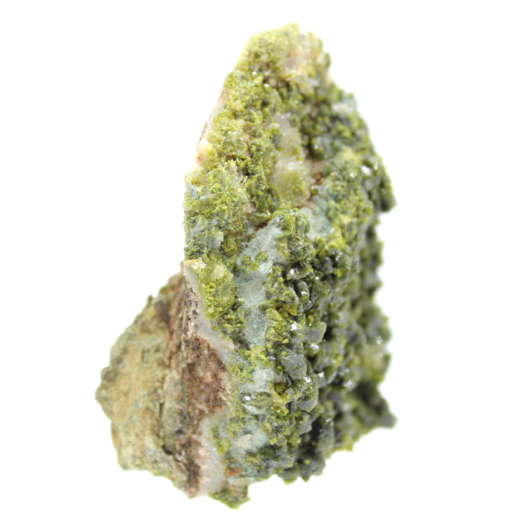 Green epidote crystals on an Imilchil matrix