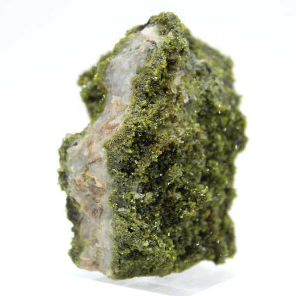 Imilchil epidote crystallized on host rock