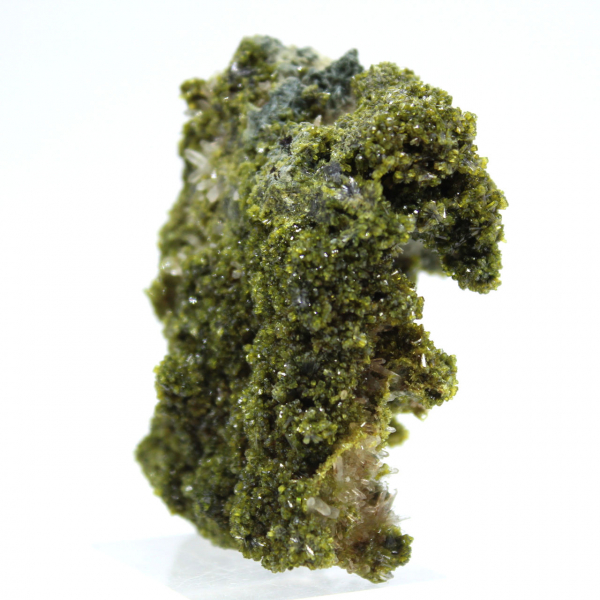 Imilchil epidote crystallized on host rock