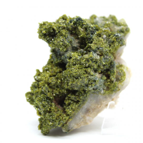 Green epidote crystals from Morocco