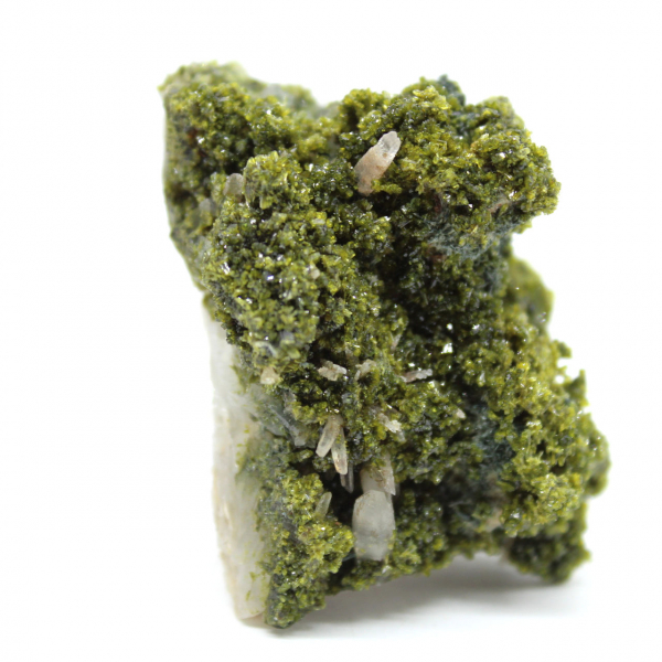 Green epidote crystals from Morocco