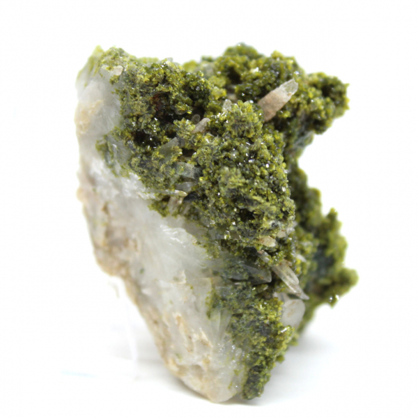 Green epidote crystals from Morocco