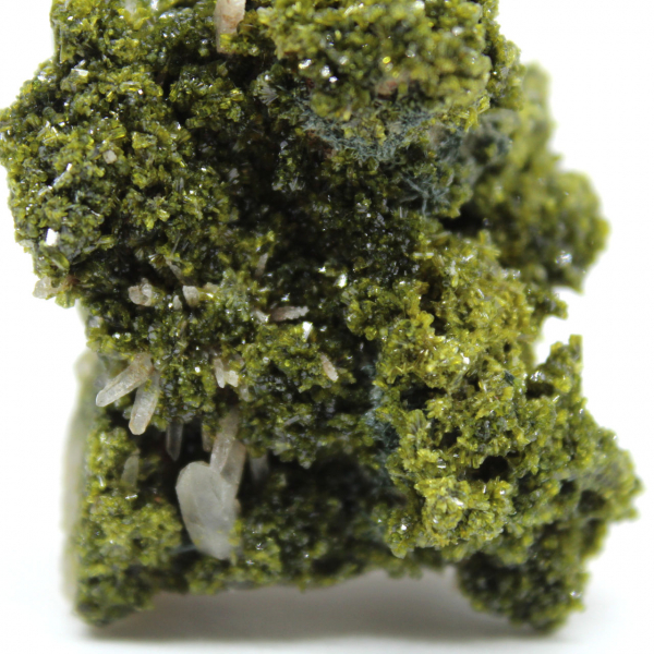 Green epidote crystals from Morocco