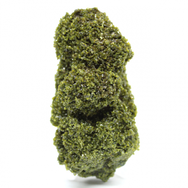 Epidote crystals from Morocco on beige matrix