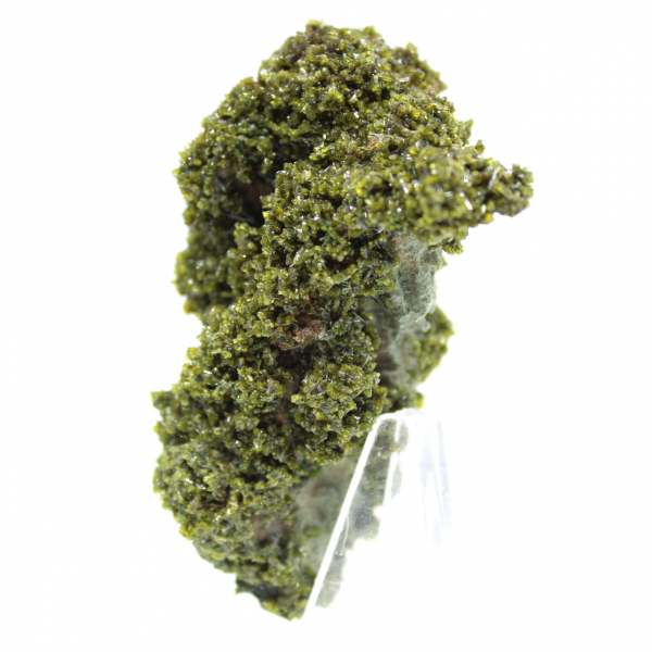 Epidote crystals from Morocco on beige matrix