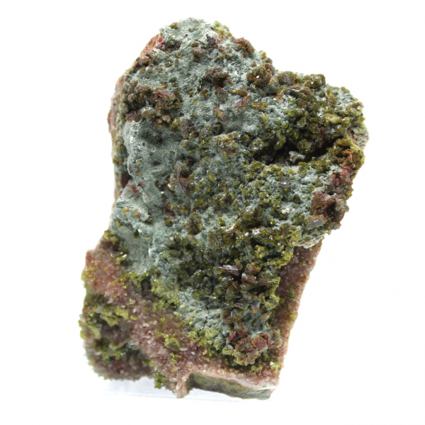 Natural Moroccan epidote, crystallized specimen