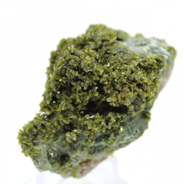 Small green epidote on Moroccan matrix