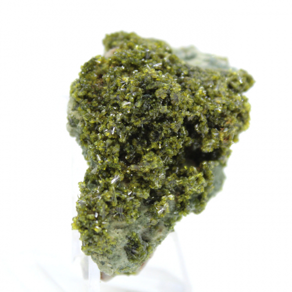 Small green epidote on Moroccan matrix