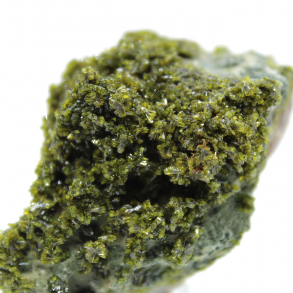 Small green epidote on Moroccan matrix