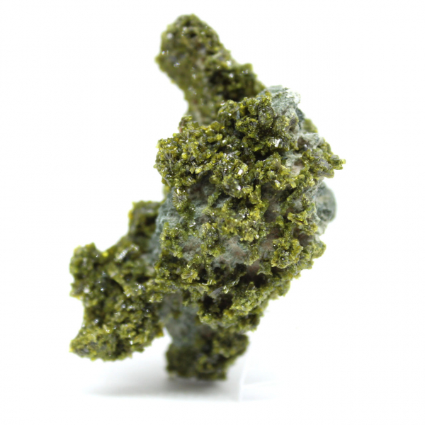 Green Moroccan epidote on host rock