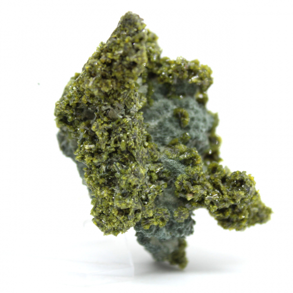 Green Moroccan epidote on host rock