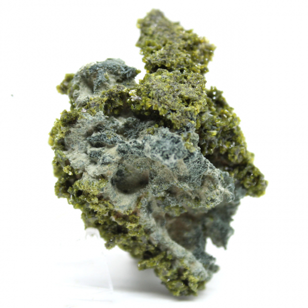 Green Moroccan epidote on host rock