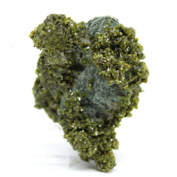 Green Moroccan epidote on host rock