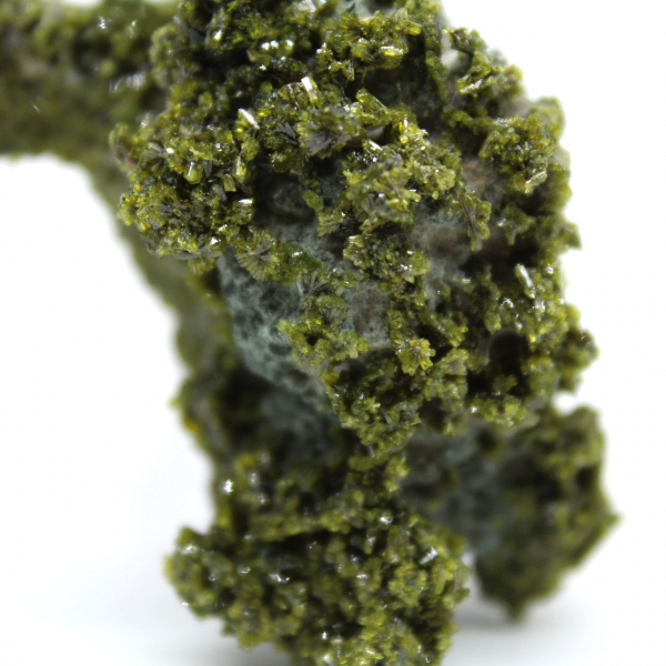 Green Moroccan epidote on host rock