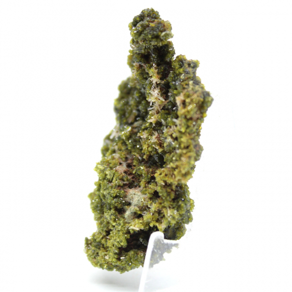 Small epidote on a light matrix from Morocco